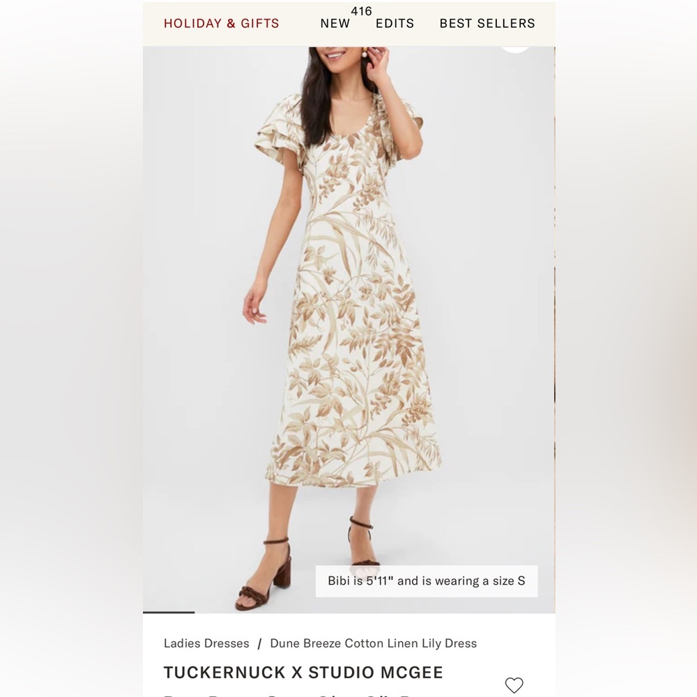 Tuckernuck Shea McGee Collection Dress NWT